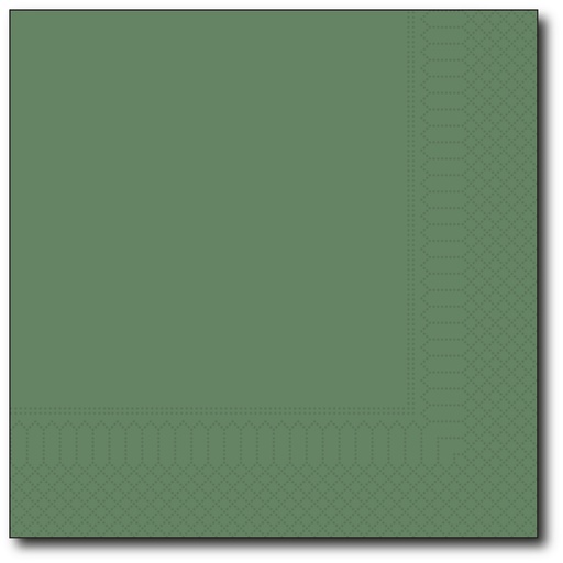 [G016] SERVETTEN (33CM, GROEN, 100, 2-LAAGS)