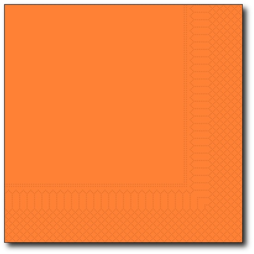 [G045] SERVETTEN (33CM, ORANJE, 100, 1-LAAGS)
