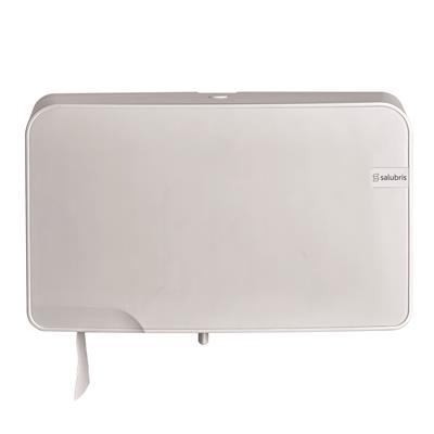 [TPDSAL0021] S-Dispenser Toiletpapier Mini Duo Jumbo wit
